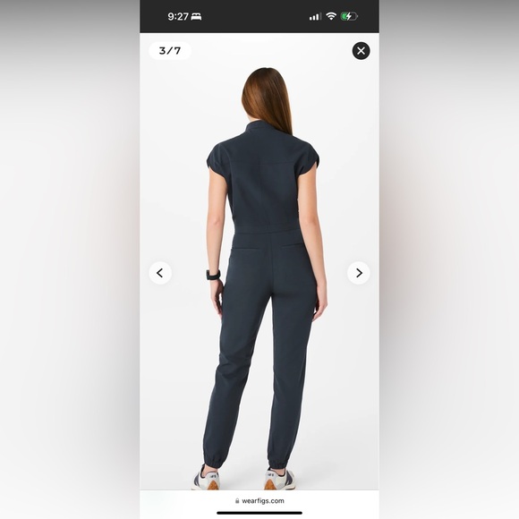 FIGS Rafaela Cargo ScrubJumpsuit - Picture 3 of 8